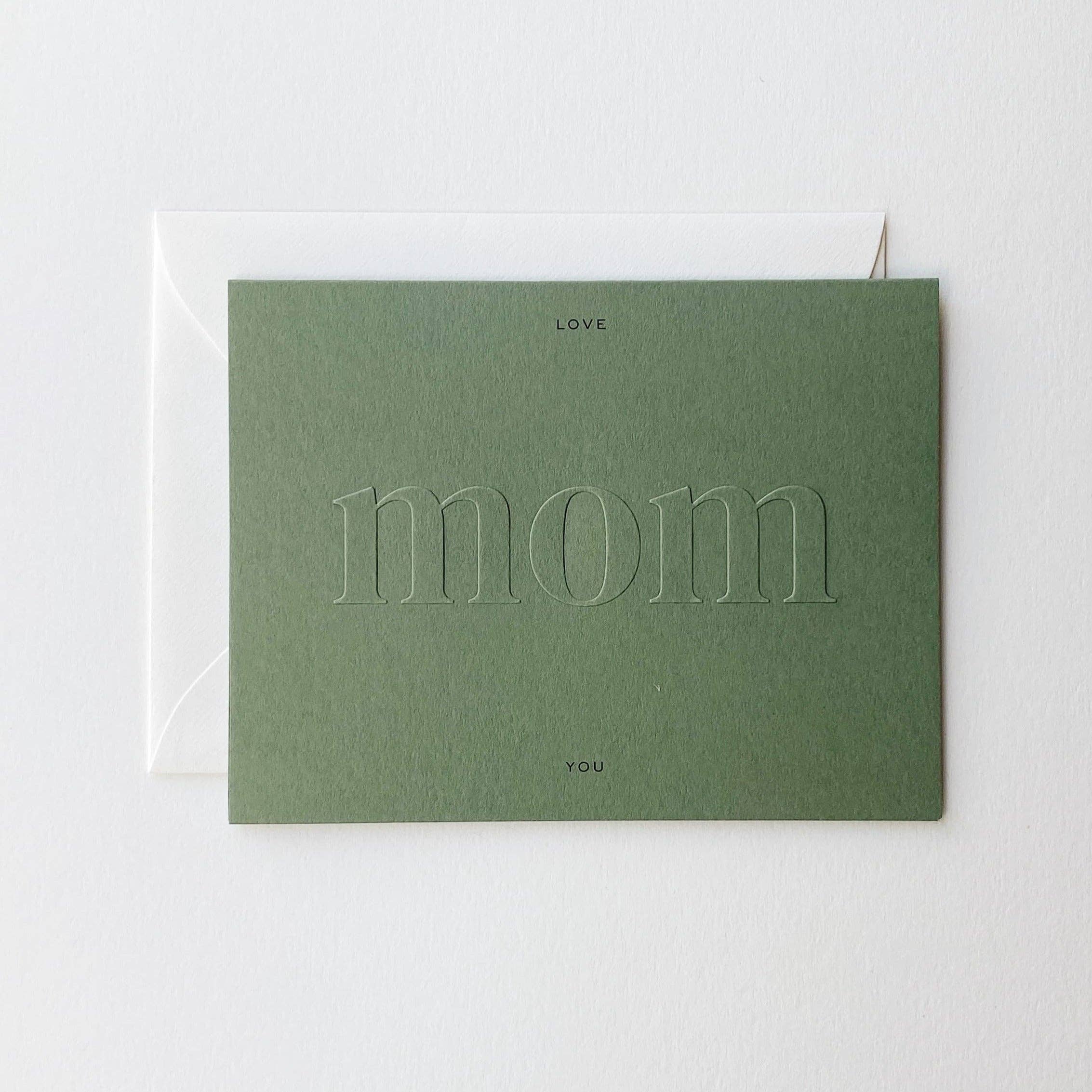 Mom No. 23: Single Card / Olive
