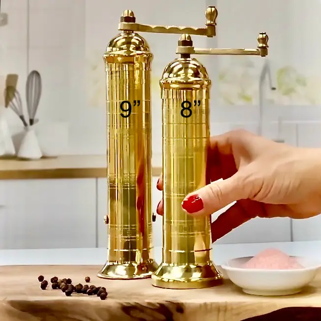 Brass Pepper Mill - 8