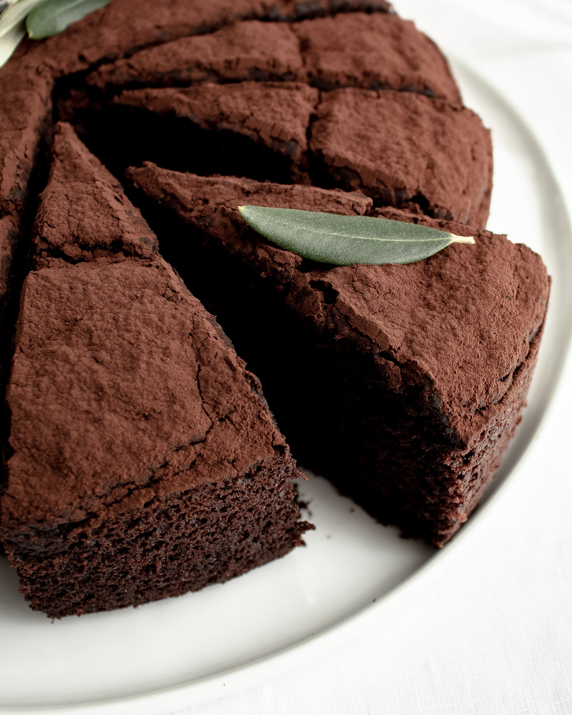 Dark Chocolate Espresso Olive Oil Cake: The Decadent.