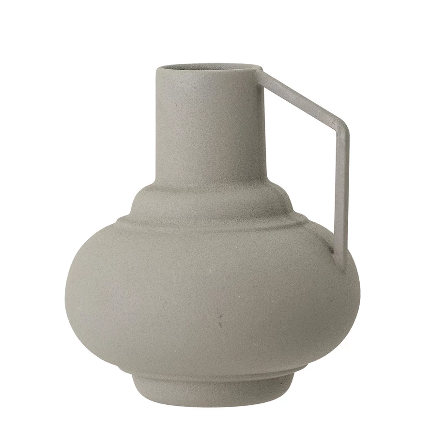 Textured Metal Vase w/ Handle