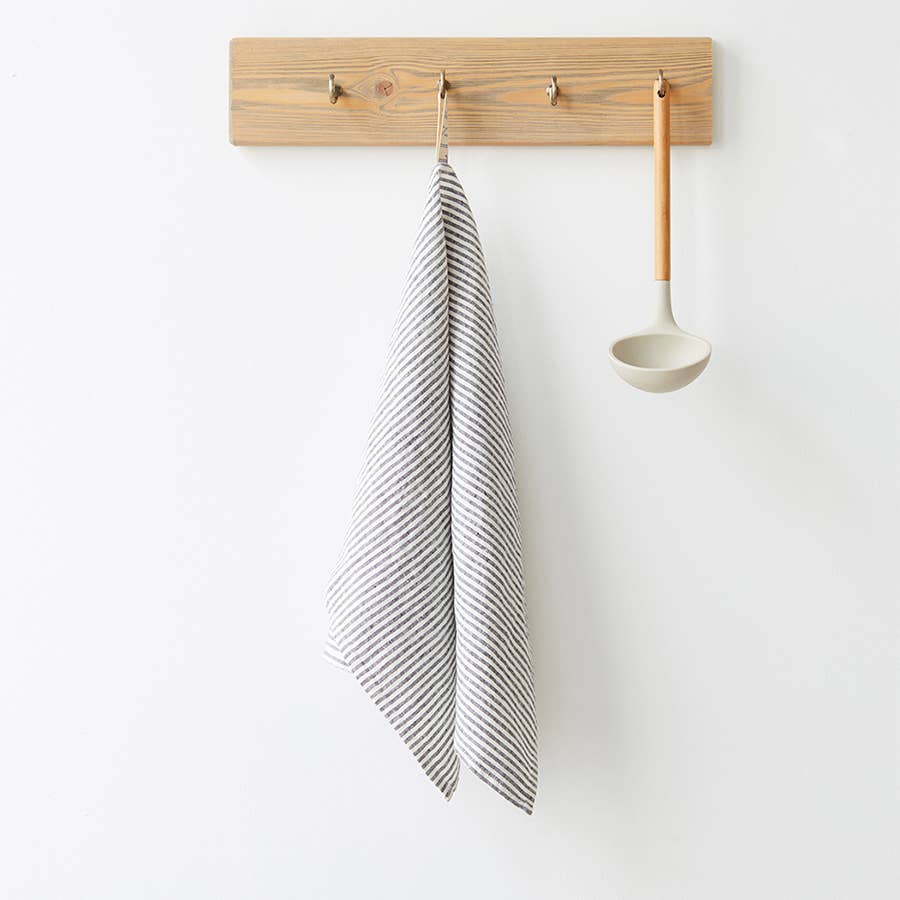 Natural Striped Kitchen Towel