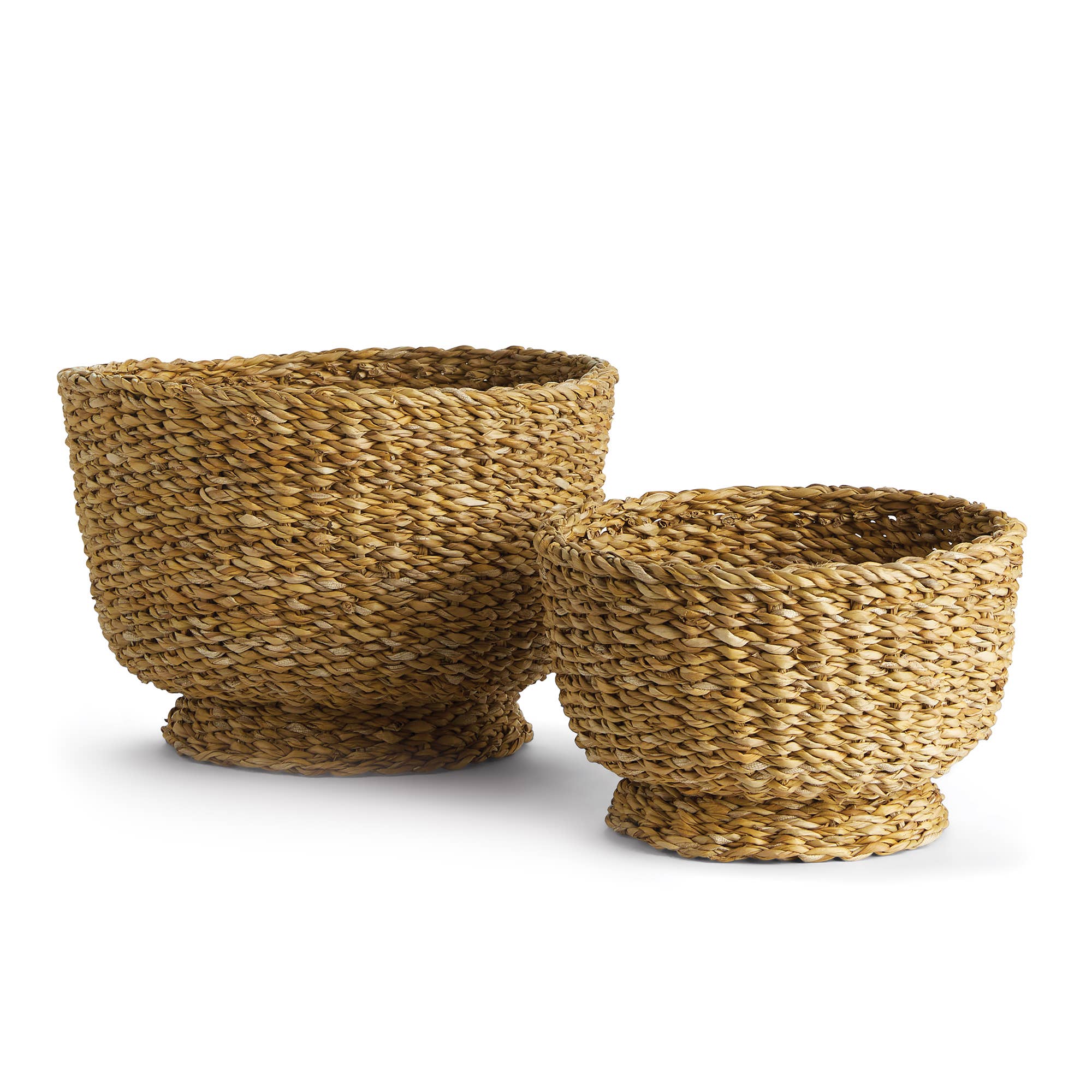 Seagrass Decorative Footed Bowls