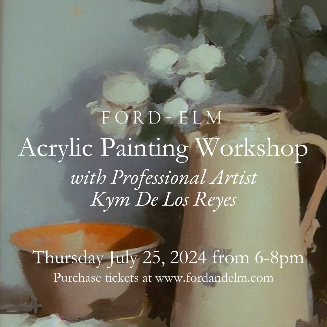 Acrylic Painting Workshop with Kym De Los Reyes - July 25th 2024