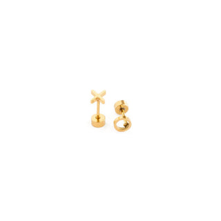 Hug + Kiss Stud Earrings - Hypoallergenic