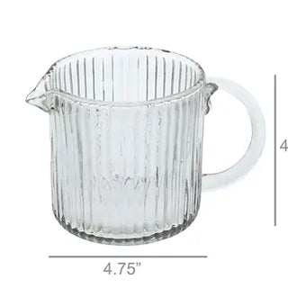 Ribbed Pitcher