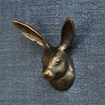 Hare Wall Hook - Cast Iron - FORD + ELM