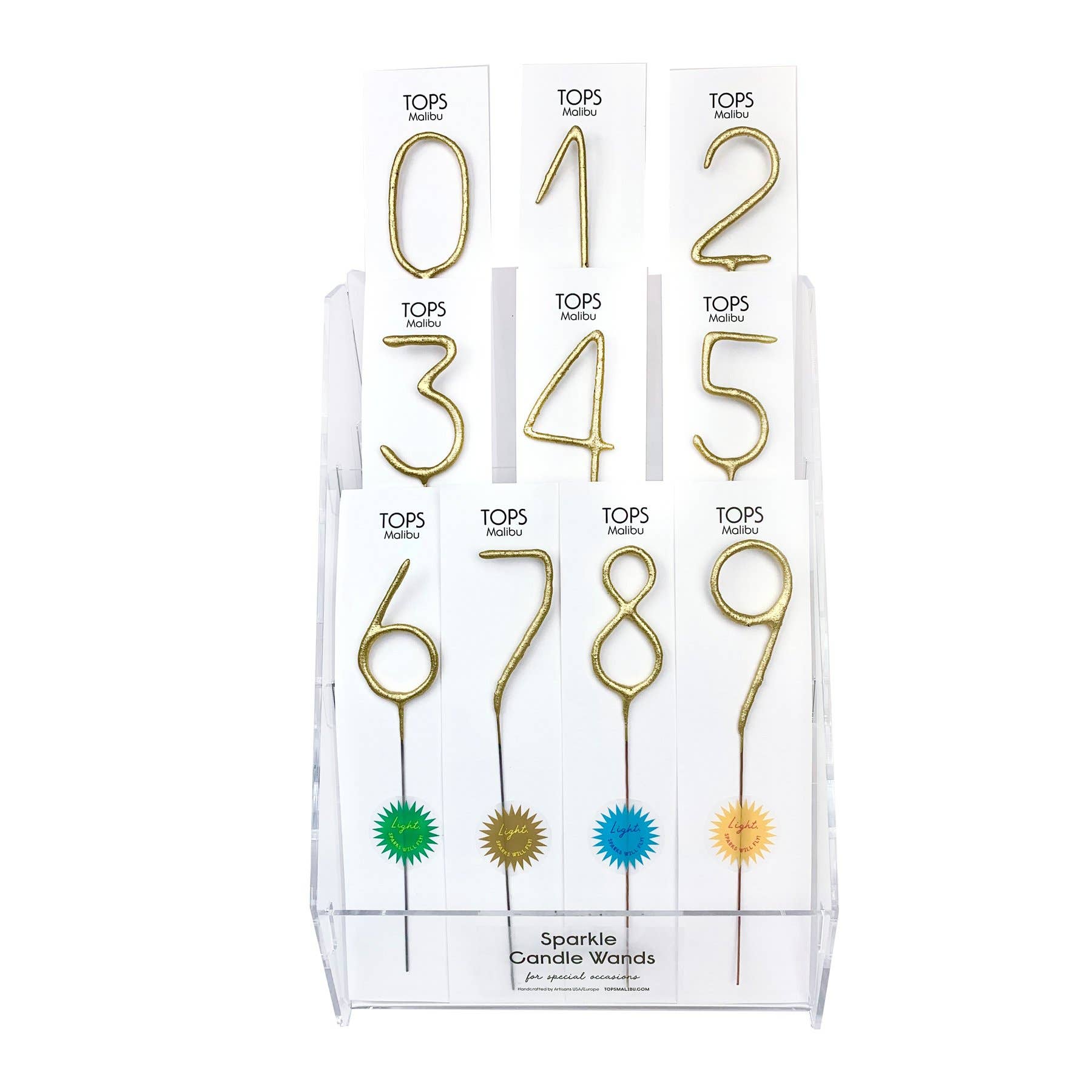 Gold Number Sparkler Wand Number - FORD + ELM