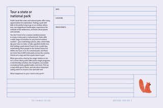 50 Things to Do Before You're 5 Journal