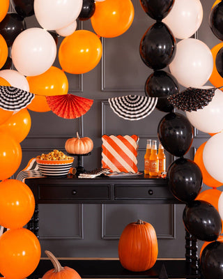 Halloween Striped 10" Paper Plate