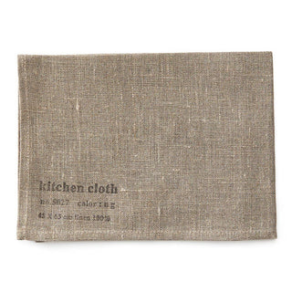 Textured kitchen cloth on a white background