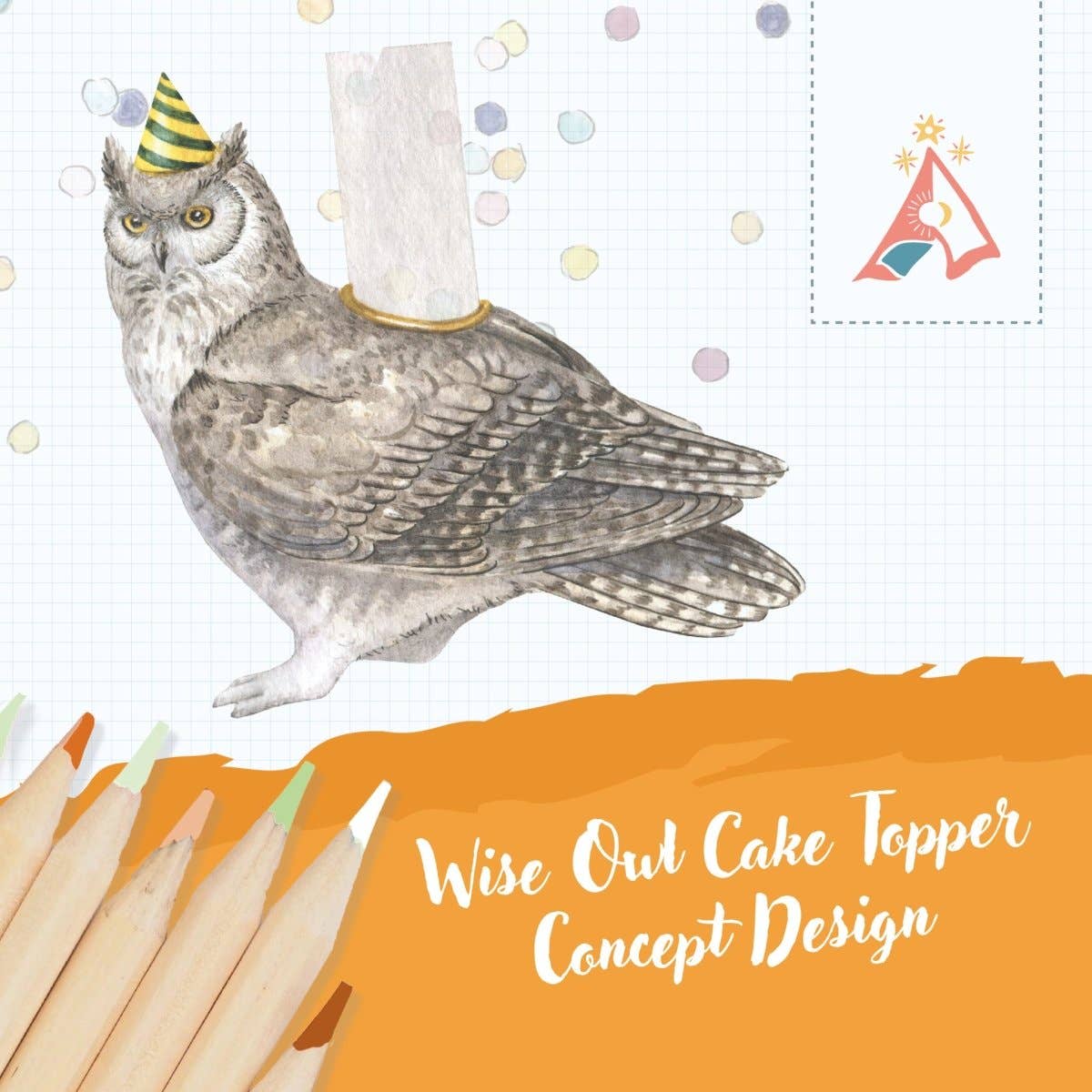 Wise Owl Cake Topper - FORD + ELM