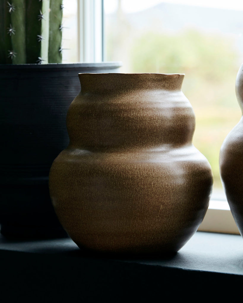 Vase, Juno, Camel - Small