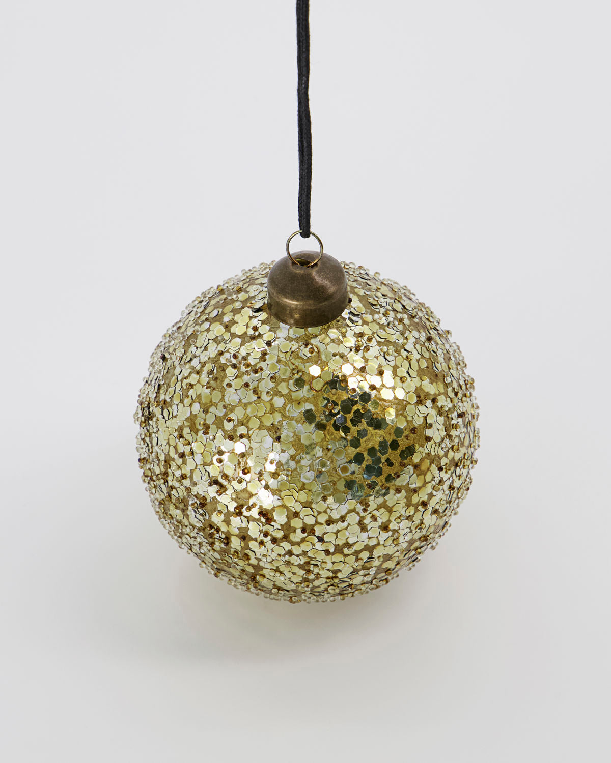 Ornament  - Gold Sparkling Ball - FORD + ELM