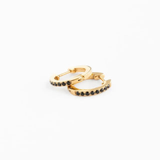 Gem Hoop Earrings - Hypoallergenic