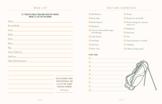 Ultimate Golf Journal