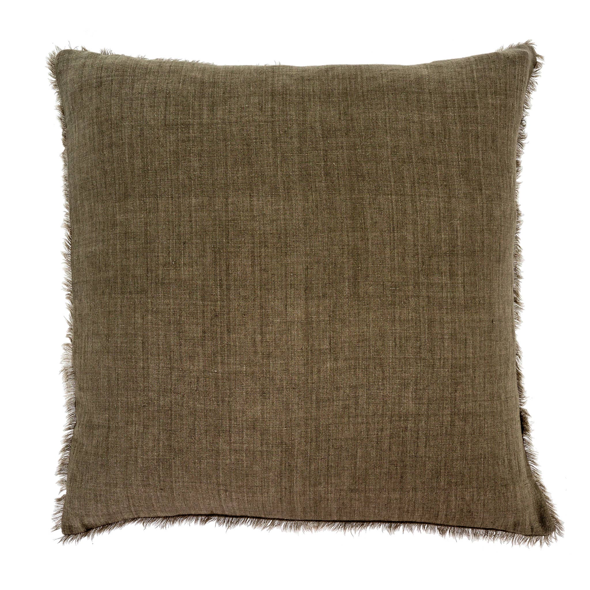 Lina Linen Pillow Shadow, 24x24 (Insert Included) - FORD + ELM