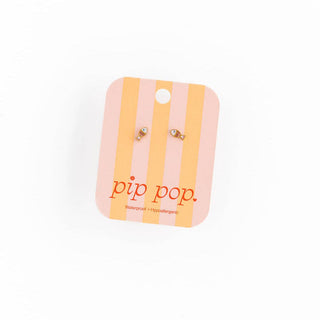 Fish Stud Earrings - Hypoallergenic, Flat Back