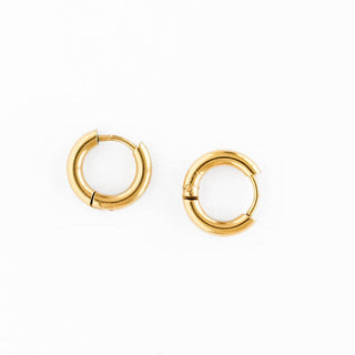 Endless Hoop Stud Earrings