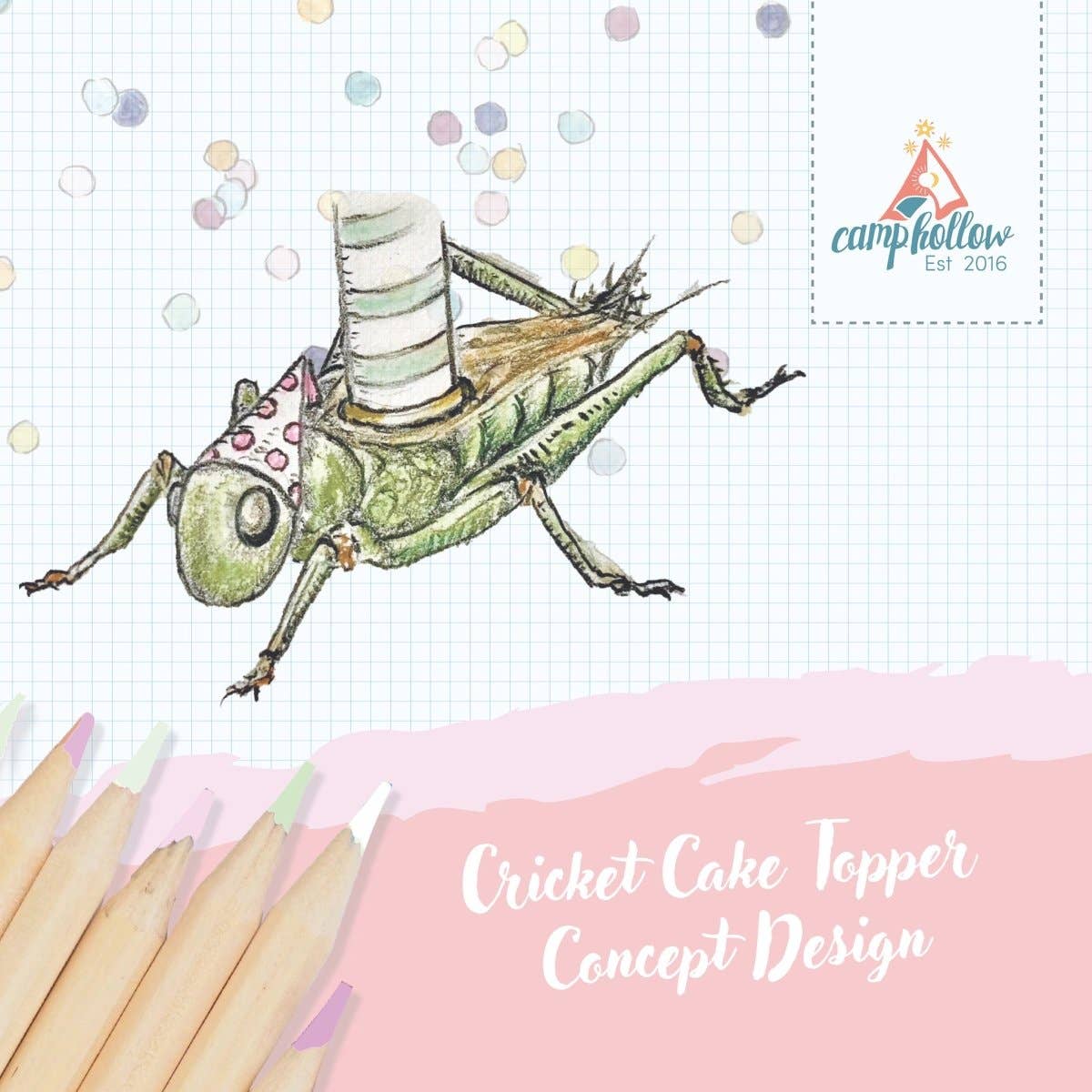 Cricket Cake Topper - FORD + ELM