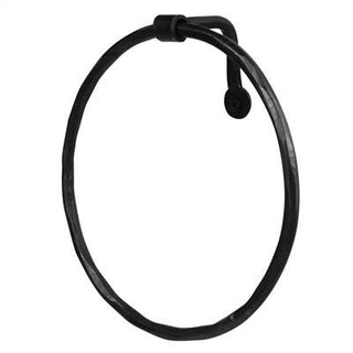 Black adjustable bracelet on a white background