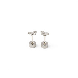Mini Bow Stud Earring - Hypoallergenic