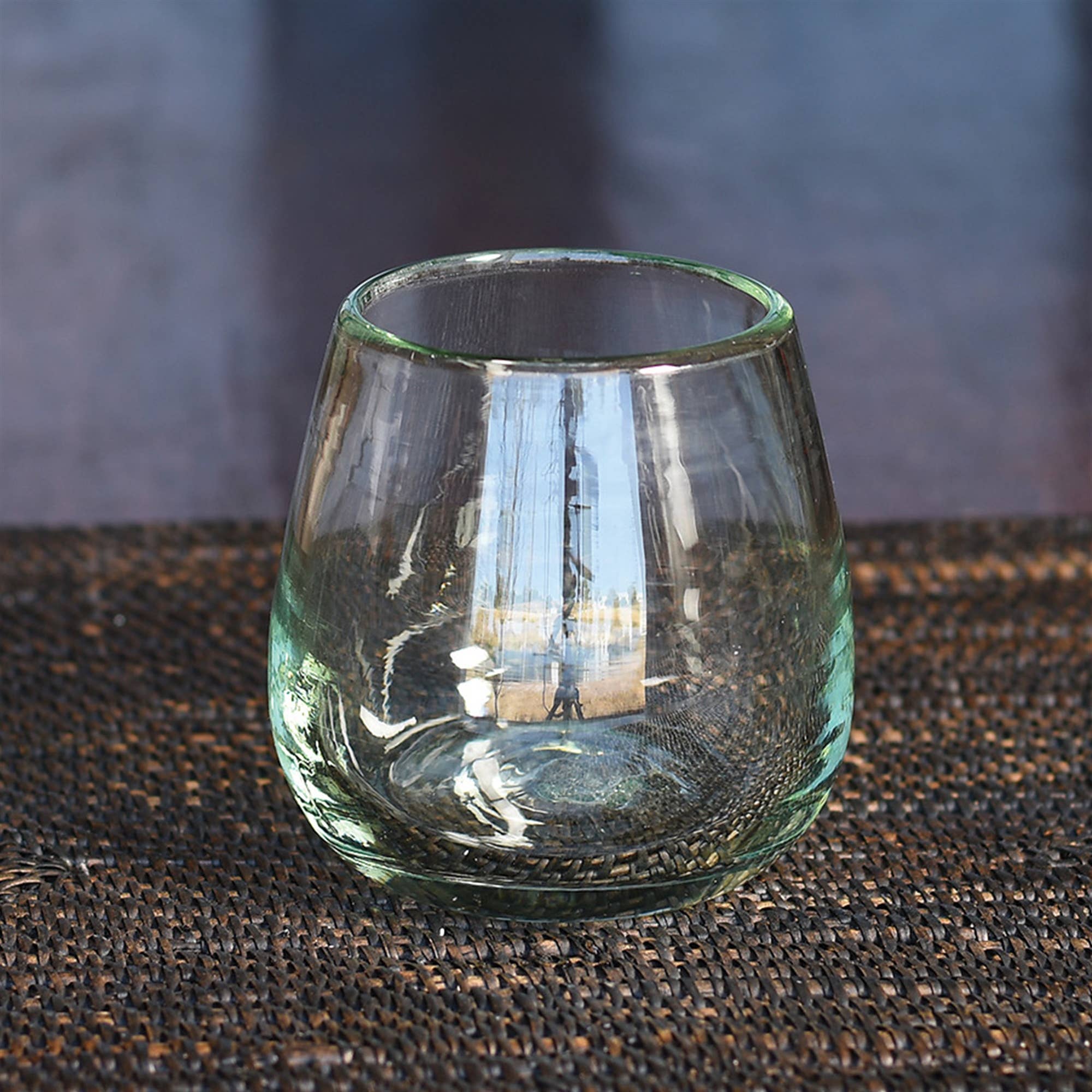 Cantina Recycled Glass Stemless Wine Glass - FORD + ELM