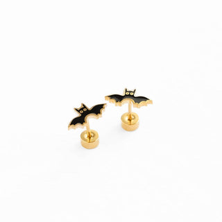 Bat Stud Earrings - Hypoallergenic