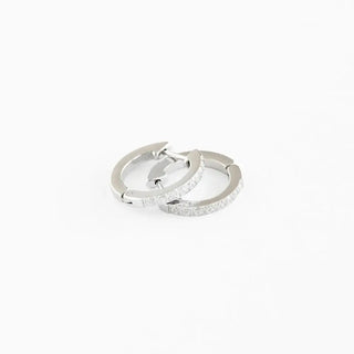 Gem Hoop Earrings - Hypoallergenic
