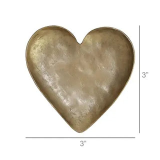 Brass Heart Tray