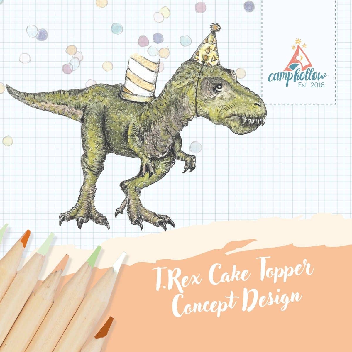 T.Rex Cake Topper - FORD + ELM