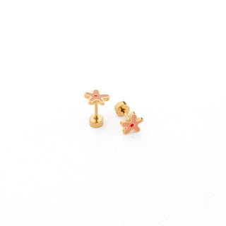 Wildflower Stud Earrings - Hypoallergenic, Flat Back