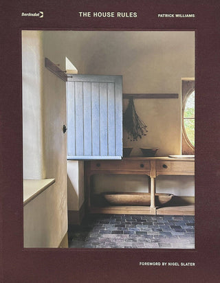 Book cover of 'The House Rules' by Patrick Williams with a photograph of a bathroom interior.
