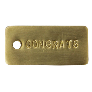 Brass Tag - Congrats