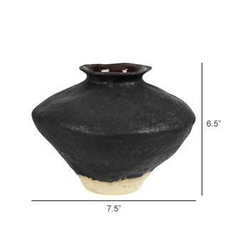 Ceramic Black Vase