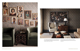 Living room with wall art and furniture