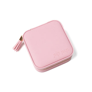 Pink Jewelry Travel Case