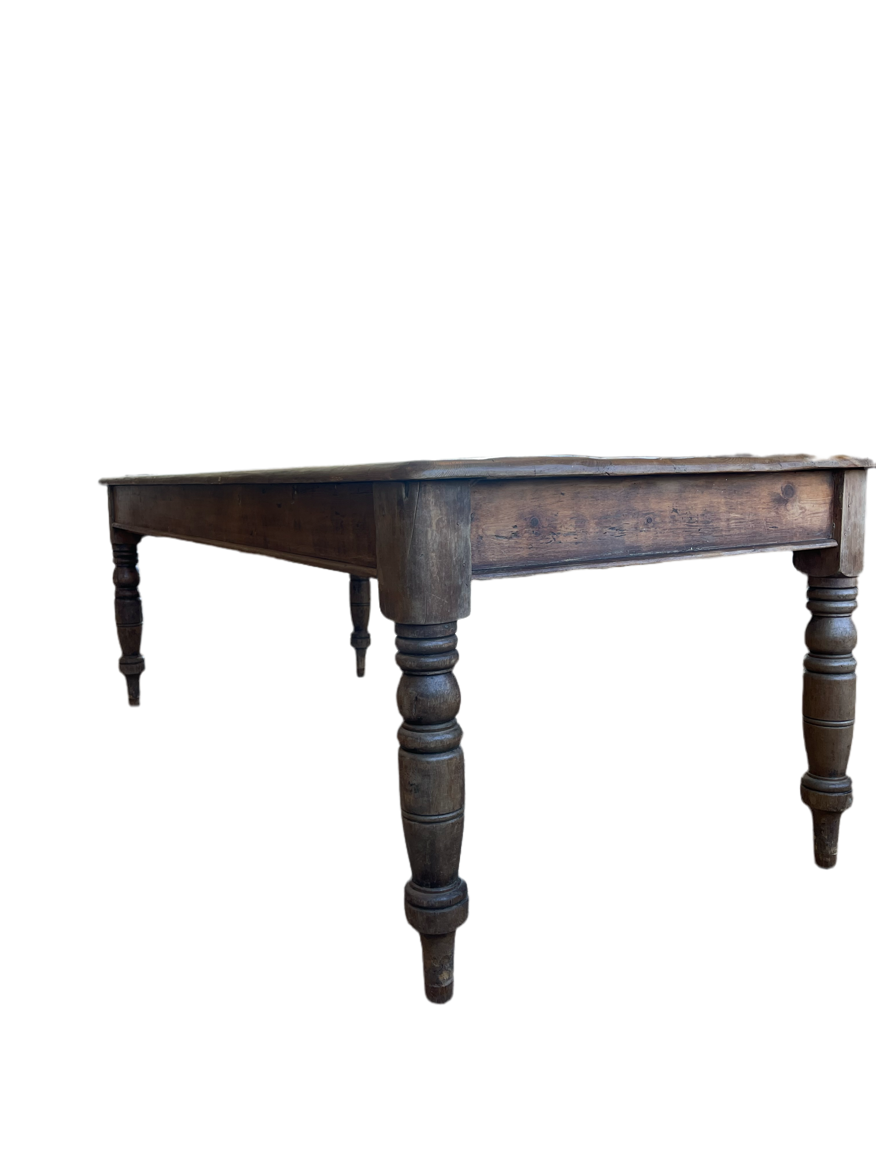 Antique Pine English Dining Table - FORD + ELM