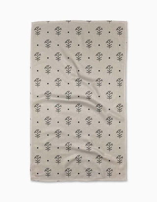 Inked Bloom Tea Towel