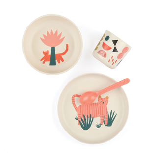 Kids Tiger Dinnerware Set