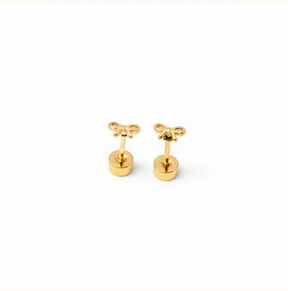 Mini Bow Stud Earring - Hypoallergenic