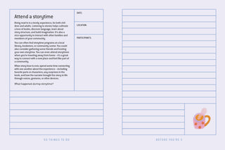 50 Things to Do Before You're 5 Journal
