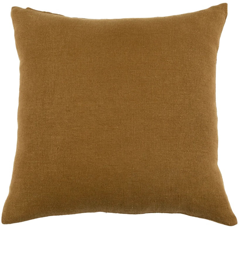 Pillow - Anika Solid Mustard  - 22X22