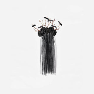 Bat / Rose Bridal Veil