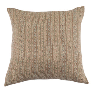 Patterned pillow on a white background