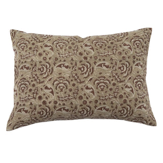 Decorative pillow with intricate pattern on a white background