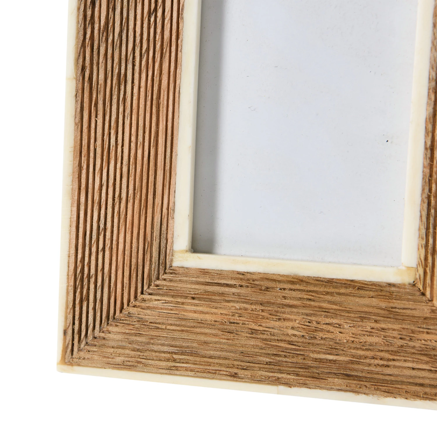 Hand-Carved Photo Frame with Bone Border - FORD + ELM