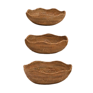 Hand-Woven Rattan Bowl - FORD + ELM