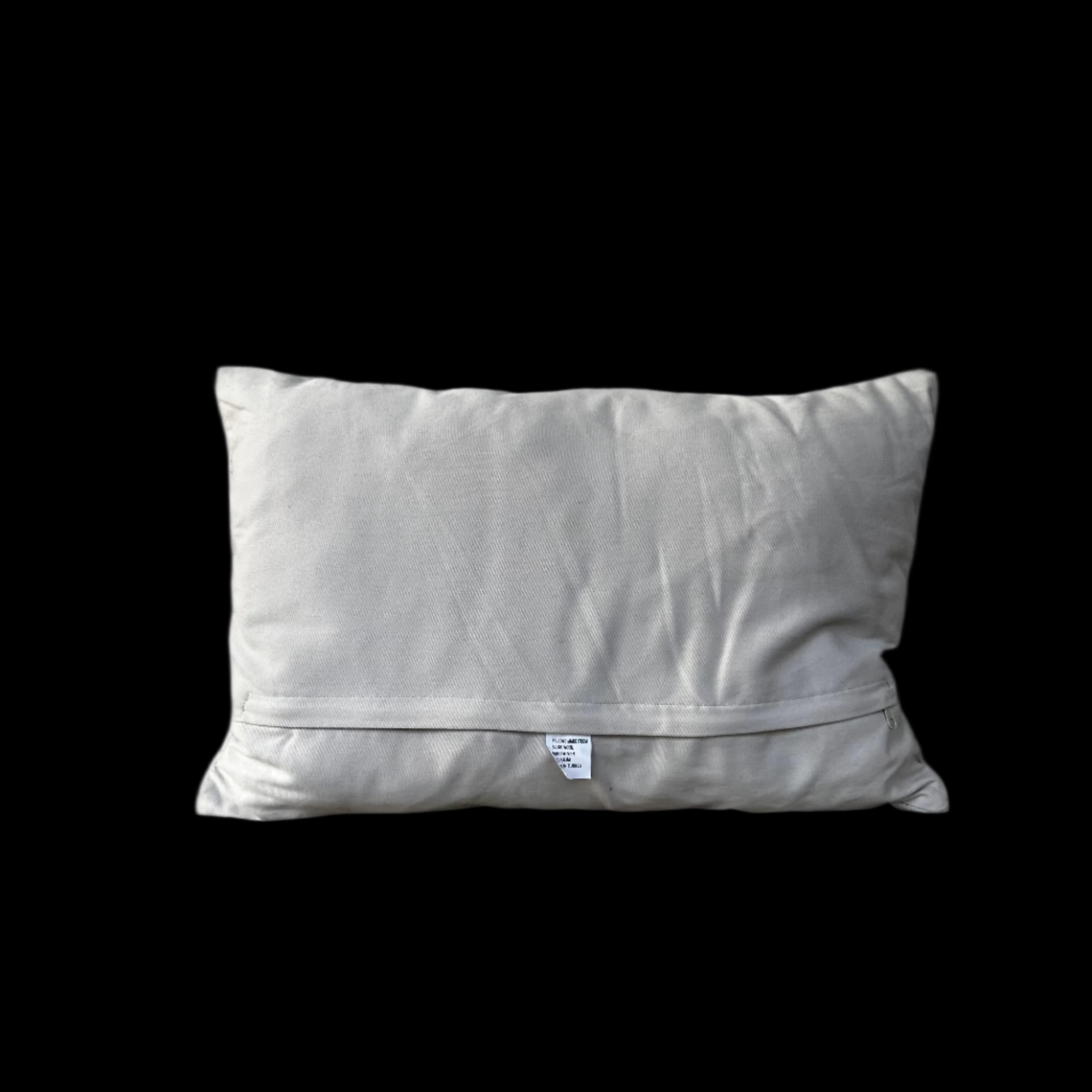 Vintage Siirt Cream Lumbar Pillow