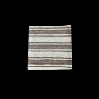 Vintage Kilim Muted Brown Stripe Pillow w/Insert