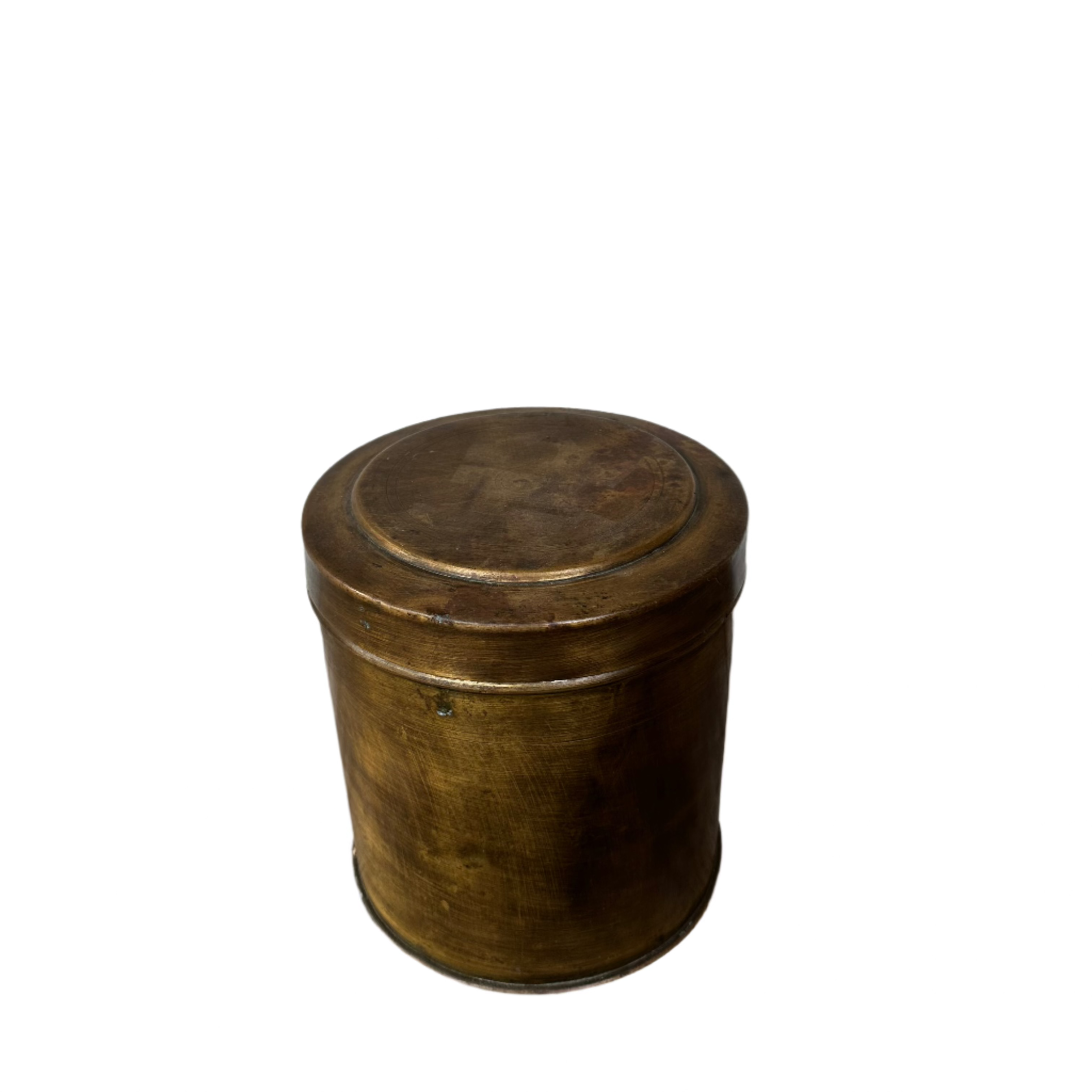 Vintage Brass Canister